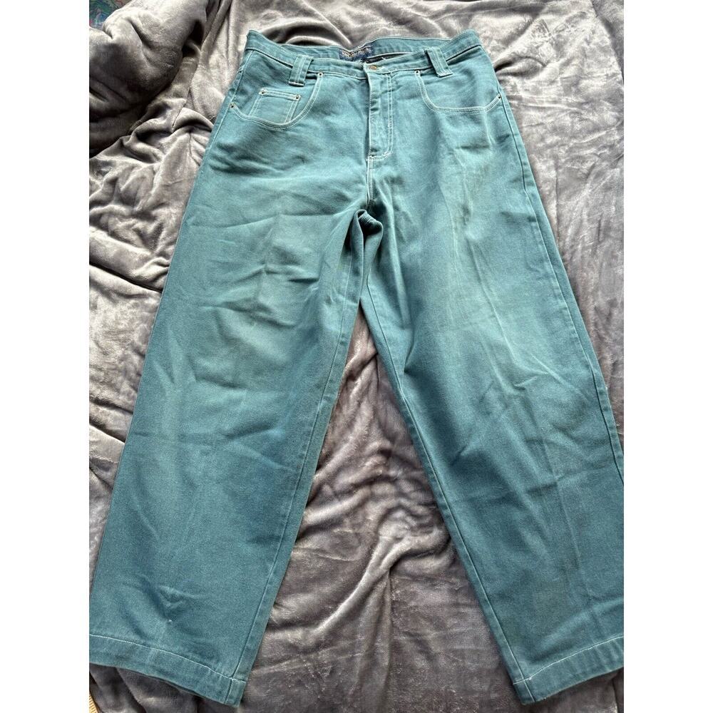 Karl Kani-jeans USA Made 90s Vintage Baggy Grunge Skater Hip-Hop Urban 36x30 - Picture 3 of 11